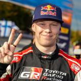 Geschafft! Kalle Rovanperä holte bei der neuen WRC-Rallye die entscheidenden Punkte, um sich vorzeitig den Titel in des Rallye-Weltmeisters zu sichern